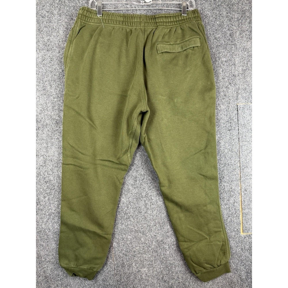 Nike Sportswear Club Fleece Joggers Men L Green Sweatpants Performance - Picture 2 of 9